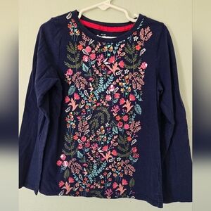 Floral Girls Top OshKosh Size 7